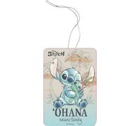 Désodorisant pour voiture en carton Stitch - Parfum de ciel tropical, parfum frais et exotique durable