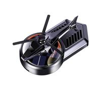 Désodorisant pour voiture en forme d'hélicoptère, désodorisant pour voiture à énergie solaire, diffuseur de thérapie pour voiture, 11 x 6 cm, diffuseur d'huile pour voiture, A