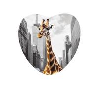 Désodorisant pour voiture Girafe à New York à suspendre, tablettes d'aromathérapie parfumées longue durée pour voiture, cartes parfumées pour véhicules, chambre à coucher, armoire, style gris