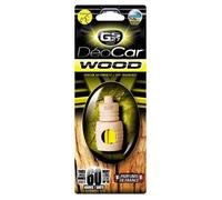 GS27 - Désodorisant Voiture avec Diffuseur Bois Déocar Wood - Parfum Voiture 100% Français - Monoï