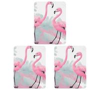 Désodorisant pour voiture Love Flamingo, comprimés parfumés (paquet de 3) (saveur lavande/océan/thé blanc) pour voiture ou maison.