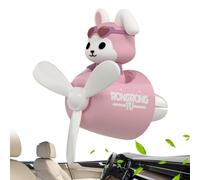 Désodorisant pour voiture pilote, désodorisant pour voiture avec clip de ventilation - Désodorisants pour ventilation avec sortie d'air en hélice animale pilote - Parfum pour voiture avec 2 tablettes