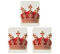 Désodorisant pour voiture Red Crown, comprimés parfumés pour voiture (paquet de 3) (saveur lavande/océan/thé blanc) pour voiture ou maison.