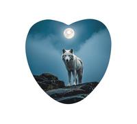 Désodorisant pour voiture The White Wolf on The Rock à suspendre, tablettes d'aromathérapie parfumées longue durée pour voiture, cartes parfumées pour véhicules, chambre à coucher, armoire, style gris