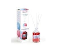 Désodorisant Prady Cotton Candy Mikado - Bouteille en verre de 100 ml et baguettes de diffusion