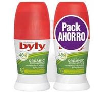 Byly Organic Extra Fresh Dã©Odorant Roll On 2x50ml