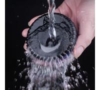 Désodorisant rotatif à énergie solaire dynamique pour voiture, améliore l'atmosphère intérieure avec un parfum aromatique (rouge)