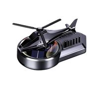 Désodorisant solaire hélicoptère pour voiture, hélice rotative, diffuseur d'aromathérapie créatif avec 5 ml d'huile essentielle, parfum de véhicule alimenté par l'énergie solaire, pour voitures, SUV