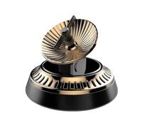 Désodorisant solaire pour voiture avec ventilateur turbo pour une distribution uniforme du parfum, matériau ABS, 300 tr/min, pas besoin de piles, compatible avec la plupart des véhicules