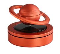 Désodorisant solaire pour voiture, désodorisant planète pour voiture, aromathérapie rotative pour voiture à énergie solaire, suspension à anneau double rotatif, décoration de bureau, parfum