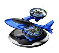 Désodorisant solaire pour voiture - Diffuseur d'arôme rotatif, accessoire parfumé pour avion à double moteur | Dispositif de parfum longue durée pour tableau de bord de véhicule, bureau à domicile,