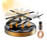 Désodorisant solaire pour voiture, diffuseur de parfum pour voiture d'hélicoptère - Diffuseur de tableau de bord désodorisant solaire | Diffuseur d'aromathérapie rotatif à énergie solaire d'hélicoptèr