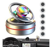 Désodorisant solaire pour voiture - Diffuseur de parfum rotatif à énergie solaire pour voiture,Aromathérapie longue durée à faible bruit et économie d'énergie pour camion, véhicule, et automob