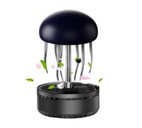 Désodorisant solaire pour voiture - Diffuseur de parfum solaire rotatif en forme de méduse pour voiture - Accessoire d'intérieur qui neutralise les odeurs pour le camping, la plage, les voyages