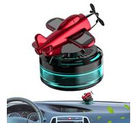 Désodorisant solaire pour voiture, diffuseur de voiture à énergie solaire | Diffuseur de parfum de Avion - Désodorisants de parfum de rotatifs, décoration créative de de