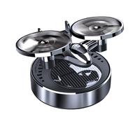Désodorisant Solaire Pour Voiture - Diffuseur Rotatif Pour Avion, Décoratif Pour Véhicule, Distributeur De Parfum Alimenté Par Énergie, Ornement Compact Pour Tableau De Bord | Parfum De Voiture