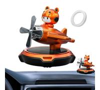 Désodorisant solaire pour voiture - Forme de dessin animé rotatif hélicoptère - Décoration intérieure automobile pour garder la fraîcheur de la voiture