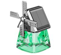 Désodorisant solaire pour voiture - Motif moulin à vent mignon - Décoration intérieure de voiture - Vert - Taille unique