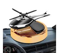 Désodorisant solaire rotatif pour voiture, diffuseur d'huile rotatif en forme d'hélicoptère, diffuseur d'huile rotatif à activation solaire pour voitures, camping-cars, SUV