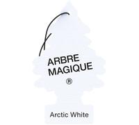 Désodorisant voiture - Arbre Magique - Artic White - Parfum frais - Design sobre - Longue durée