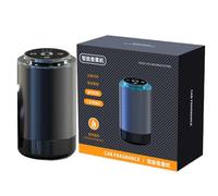 Désodorisant Voiture - Diffuseur D’arôme Intelligent Avec Lumière Étoilé | Rafraîchisseur Multi-Niveaux Réglable Avec Minuteur | USB Rechargeable Pour Intérieur & Habitacle