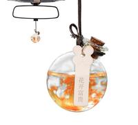 Désodorisant Voiture - Diffuseur d'Arôme - Parfum Voiture | Pendentif Aromathérapie Rechargeable 10 ml, Flacon Suspendu pour Rétroviseur, Déco Intérieure Salle de Bain, Bureau, Espace de Travail
