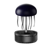 Désodorisant voiture - En forme de méduse qui tourne à l'énergie solaire, accessoires d'élimination des odeurs pour les voyages d'affaires, les longues routes et la conduite urbaine