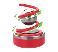 Désodorisant Voiture - Purificateur d’Air Solaire | Diffuseur à Boule Rotative | Ornement Voiture Électroplaqué Anti-Décoloration avec Balle Suspendue à Ressort, Décoration Créative Maison