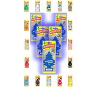 Désodorisant Wunder-Baum pour voiture - Lot de 5 sapins parfumés + Stylo Light Tribe (Nouvelle voiture)