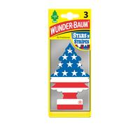 Désodorisant Wunder-Baum Stars´n Stripes Lot de 3 Or