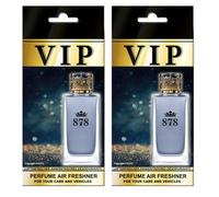 Désodorisants de luxe pour voiture VIP CARIBI lot de 2,parfums haut de gamme inspirés de parfums exclusifs,arôme élégant et durable,désodorisant haut de gamme pour voiture,maison,bureau et cadeau(878)