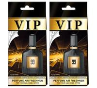 Désodorisants de luxe pour voiture VIP CARIBI lot de 2,parfums haut de gamme inspirés de parfums exclusifs,arôme élégant et durable,désodorisant haut de gamme pour voiture,maison,bureau et cadeau(099)