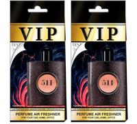 Désodorisants de luxe pour voiture VIP CARIBI lot de 2,parfums haut de gamme inspirés de parfums exclusifs,arôme élégant et durable,désodorisant haut de gamme pour voiture,maison,bureau et cadeau(511)