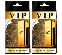 Désodorisants de luxe pour voiture VIP CARIBI lot de 2,parfums haut de gamme inspirés de parfums exclusifs,arôme élégant et durable,désodorisant haut de gamme pour voiture,maison,bureau et cadeau(007)