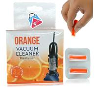 Désodorisants pour aspirateur 32 bâtons parfumés à l'orange longue durée pour éliminer les odeurs universelles pour poils d'animaux de compagnie, poussière et odeurs