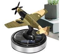 Désodorisants solaires pour voiture - Diffuseur de parfum rotatif en forme d'avion solaire | Diffuseur d'huile d'aromathérapie pour purificateur de parfum rotatif à énergie, élimination efficace des