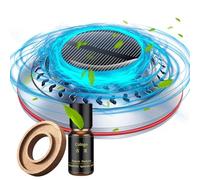 Désodorisants solaires pour voiture - Support rotatif 3,15 x 3i en , appareil portable avec design d'économie d'énergie | Décoration de véhicule pour tableau de bord, support de parfum d'air