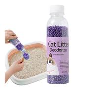 Désodorisateur pour litière pour Chats - Poudre d'éliminateur d'odeur de Brise d'été, additif pour litière Non Toxique | Formule Portable pour Le Bicarbonate de Sodium avec du Charbon Actif et des
