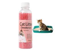 Désodorisateur pour litière pour Chats - Poudre d'éliminateur d'odeur de Brise d'été, additif pour litière Non Toxique | Formule Portable pour Le Bicarbonate de Sodium avec du Charbon Actif et des