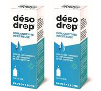 Désodrop Flacon Inflammation de la Surface Oculaire Gouttes Ophtalmiques 2x8 ml