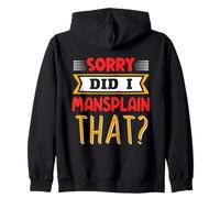 Désolé AI-Je Mal Expliqué Cela ? Le Mansuétude Mansplain Sweat à Capuche