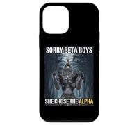 Désolé, Beta Boys, Elle a Choisi Le mème Alpha Funny Alpha Wolf Coque pour iPhone 12 Mini
