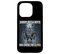 Désolé, Beta Boys, Elle a Choisi Le mème Alpha Funny Alpha Wolf Coque pour iPhone 15 Pro