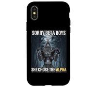 Désolé, Beta Boys, Elle a Choisi Le mème Alpha Funny Alpha Wolf Coque pour iPhone X/XS