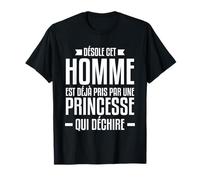 Désolé Cet Homme Est Deja Pris Beau Cadeau Pour Petit Ami T-Shirt