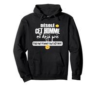 Désolé Cet Homme Est Pris - Saint-Valentin Homme Sweat à Capuche