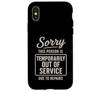 Désolé, Cette Personne est temporairement Hors Service en Raison de Coque pour iPhone X/XS
