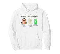 Désolé J'Ai des Plans Restez à la Maison Annuler Les Plans Santé mentale Sweat à Capuche