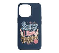 Désolé, J'Ai League Bowling Coque pour iPhone 13 Pro
