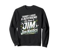 Désolé, J'Ai Un Petit ami Jim Nastics Funny Gymnastics Sweatshirt